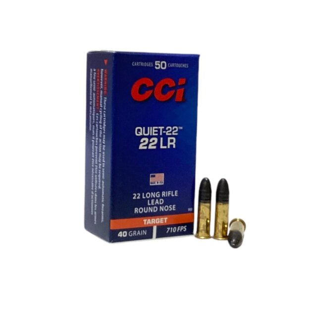 CCI .22 LR Quiet PS .40 Gr X 50 Unidades
