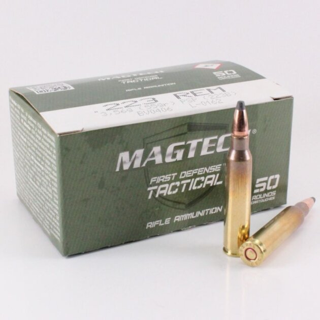 Magtech .223 Remington Soft Point 55 Gr X 50 Unidades